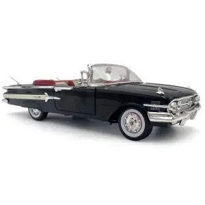 Motor Max 1:18 1960 Chevy Impala Diecast Model Araba Siyah - 73110