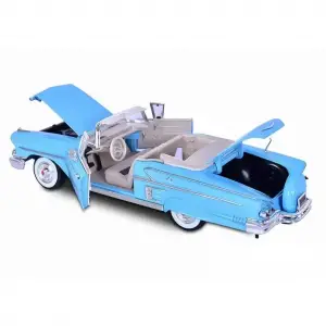 Motor Max 1958 1:18 Chevy Impala Diecast Model Araba Mavi - 73112