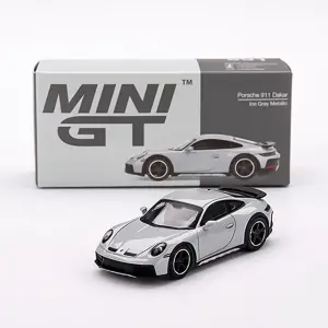 Mini GT 1/64 Porsche 911 Dakar Ice Gray Metallic - MGT00891