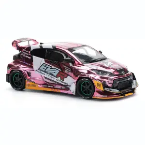 Pop Race 1/64 Eva RT Production Model Custom Type-08 Goodride Yaris - PR64-220