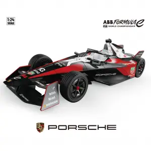 RW 1:24 ABB Formule E - Porsche Diecast Model Araba - RW7524
