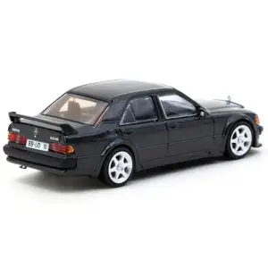 Tarmac Works 1/64 Mercedes-Benz 190 E 2.5-16 EVO 1 Blue-Black Metallic - GLOBAL64