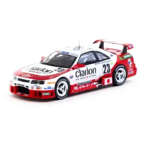 Tarmac Works 1/64 Nissan NISMO GT-R LM 24h of Le Mans 1995 Presentation #23 - HOBBY64