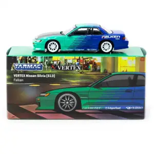 Tarmac Works 1/64 VERTEX Nissan Silvia (S13) Falken - GLOBAL64 T64G-025-FA