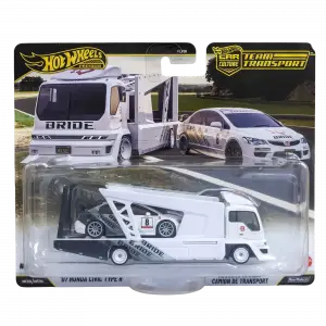 Hot Wheels Premium Team Transport #93 07 Honda Civic Type R & Kousoku Hauler- FLF56-JHX94