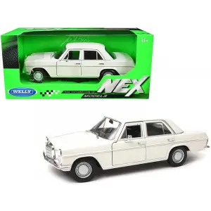 Welly 1:24 Mercedes-Benz 220 Diecast Model Araba Beyaz - 24091W