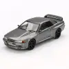 MINI GT 1/64 Nissan Skyline GT-R (NISMO BNR32 CRS Version) Dark Metal Gray - MGT01024