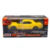 Motor Max 1:24 2018 Dodge Challenger SRT Hellcat Widebody Diecast Model Araba Sarı - 79350