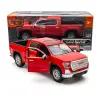 Motor Max 1:27 2019 GMC Sierra 1500 SLT Crew Cab Diecast Model Araba Kırmızı - 79361