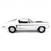 Maisto 1:18 1968 Ford Mustang GT Cobra Jet Diecast Model Araba Beyaz - 31167