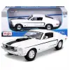 Maisto 1:18 1968 Ford Mustang GT Cobra Jet Diecast Model Araba Beyaz - 31167