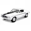 Maisto 1:18 1968 Ford Mustang GT Cobra Jet Diecast Model Araba Beyaz - 31167