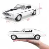 Maisto 1:18 1968 Ford Mustang GT Cobra Jet Diecast Model Araba Beyaz - 31167