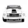 Maisto 1:18 1968 Ford Mustang GT Cobra Jet Diecast Model Araba Beyaz - 31167