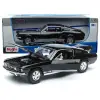 Maisto 1:18 1967 Ford Mustang GTA Fastback Diecast Model Araba Siyah - 31166