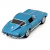 Miasto 1:18 1965 Chevrolet Corvette Diecast Model Araba Mavi - 31640