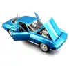 Miasto 1:18 1965 Chevrolet Corvette Diecast Model Araba Mavi - 31640
