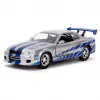 Jada 1:32 Fast & Furious Brians Nissan Skyline GT-R (R34) - Gümüş/Mavi - 24075