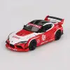 Mini GT 1/64 LB-WORKS Toyota GR Supra Red/White - MGT01103