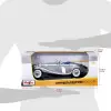 Maisto Premiere Edition 1:18 1936 Mercedes Benz 500 K Typ Specialroadster Gri - 36055