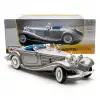 Maisto Premiere Edition 1:18 1936 Mercedes Benz 500 K Typ Specialroadster Gri - 36055