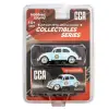 CCA 1:64 Collectibles Series Volkswagen Beetle 1967 Diecast Model Araba Mavi - 82525FC