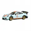 CCA 1:64 Collectibles Series Porsche 911 GT2 RS Diecast Model Araba Mavi - 82531FC