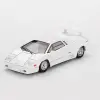 Mini GT 1/64 Lamborghini Countach 25th Anniversary White - Blister Paket MGT01134-BL