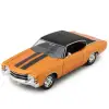 Maisto 1:18 1971 Chevrolet Chevelle SS 454 Sport Coupe Diecast Model Araba Turuncu - 31890