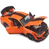 Miasto 1:18 2020 Mustang Shelby GT500 Diecast Model Araba Turuncu - 31388