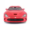Maisto 1:18 2013 SRT Viper GTS Diecast Model Araba Kırmızı - 31128