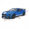 Miasto 1:18 2020 Mustang Shelby GT500 Diecast Model Araba Mavi - 31388