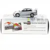 Tarmac Works 1/64 Mitsubishi Lancer GSR Evolution IV Silver with Tarmac Cards - GLOBAL64 T64G-076-SL