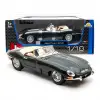 Bburago 1:18 Jaguar E-type Cabriolet Diecast Model Araba Yeşil - 12046