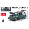 HBM 1:24 Mini Cooper Diecast Model Araba Yeşil - H2761