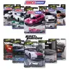 Hot Wheels İki Set Bir Arada - RaceDay Chase Set ve Fast Furious Set Mix 4 - 979H