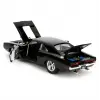 Jada 1:24 Fast&Furious 1970 Dodge Charger Diecast Model Araba Siyah - 35421