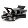 Jada 1:24 Fast&Furious 1970 Dodge Charger Diecast Model Araba Siyah - 35421