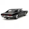 Jada 1:24 Fast&Furious 1970 Dodge Charger Diecast Model Araba Siyah - 35421