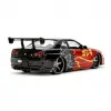 Jada Godzilla 2002 Nissan Skyline GT-R (R34) - 253253024