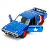 Jada Marvel Avengers 1:32 Diecast 1972 Plymouth GTX ve Captain America Figür