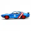 Jada Marvel Avengers 1:32 Diecast 1972 Plymouth GTX ve Captain America Figür