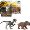 Jurassic World Kaos Teori Tehlikeli Dinazor Paketi - Guanlong vs Lystrosaurus - HLN49 - HKT55