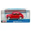 Maisto 1:24 Volkswagen Beetle Kırmızı Metal Model Araba - 31926