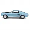 Maisto 1:18 1968 Ford Mustang GT Cobra Jet Diecast Model Araba Mavi - 31167