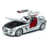 Maisto 1:18 Mercedes-Benz SLS AMG - Gri Die-cast Model Araba - 31389