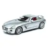 Maisto 1:18 Mercedes-Benz SLS AMG - Gri Die-cast Model Araba - 31389