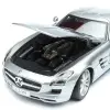 Maisto 1:18 Mercedes-Benz SLS AMG - Gri Die-cast Model Araba - 31389