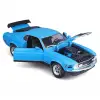 Maisto 1:18 1970 Ford Mustang Mack 1 Diecast Model Araba Mavi - 31453