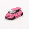 Mini GT 1/64 ABARTH 595 LB-WORKS x Abas Works Pink - Blister Paket- MGT00851-BL
